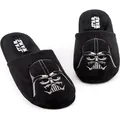 Star Wars - Herren Hausschuhe "Dark Side", "Darth Vader" NS6325 (45,5 EU - 47 EU) (Schwarz) - Schwarz