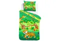 ESPiCO Kinderbettwäsche Dschungeltiere, Renforcé, 2 teilig, Digitaldruck, Wildnis, Tiger, Affen