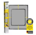 EASYmaxx Insektenschutz-Fensterrahmen ausziehbares Teleskop-Insektenschutzgitter,  anthrazit, (1-St), Fliegengitter Fenster, mit vormontierten Rahmen, Moskitonetz