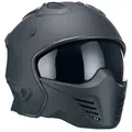 RALLOX Helmets Motorradhelm RALLOX Helmets Motorradhelm Jethelm 726 schwarz matt S M L XL schwarz XL