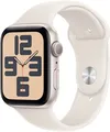 Apple Watch SE (44mm) 2024 GPS Alu mit Sportarm M/L (polarstern/polarst)