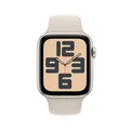 Apple Watch SE Polarstern Aluminium Sport Band Polarstern M/L 2024 GPS 44mm MXEV