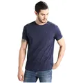 Herren Tjm Xslim Jersey Tee Dm0dm04411 Langarmhemd, Blue Black Iris, XL EU