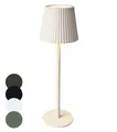 Coen Bakker LED Tischlampe dimmbar mit Touch IP44 Lampe USB 3 Lichtfarben für Innen & Außen 36,5x11 cm Tischleuchte, Farbe:Sand