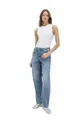 Mavi Damen Leila W/Cut Jeans, Mid Shaded Glam, 26/32