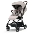my junior® Buggy PICO³ | bis 22kg | Einhand AutoFold-Klappmechanismus | Ergonomische Liegeposition nach IGR e.V. | großes Sonnenverdeck UV50+ | Handgepäckmaß | 2 Belüftungsfenster - Chai Latte