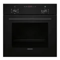 Siemens HB013FBB1, iQ100, Einbau-Backofen, LED-Display und Elektronikuhr, 3D Heißluft, Schnellaufheizung, Kindersicherung, 60 x 60 cm, Edelstahl, Schwarz