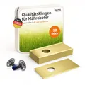 BEOS 30x Premium Titan Ersatzmesser & Schrauben mit Sicherung - Kompatibel mit den Modellen der Mähroboter Marke Eufy - Für EIN perfektes Schnittbild und einen gesunden Rasen