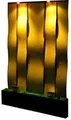 Xlmoebel Zimmerbrunnen Wandpanel mit LED-Beleuchtung und Wasserfall-Effekt, (Water Wall), Hergestellt in Europa