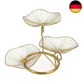 SUMTree 3 Etage Obstschale aus Eisen,Obstkorb,Sevietkorb,Obst aufbewahrung,für 