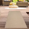Outdoor Teppich in Sisal-Optik für Garten, Terrasse und Balkon Größe - 80 x 150 cm