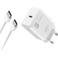 Cellularline Charger Kit 20w - For Iphone 15 Series 20w Ladegerät Kit Für Iphone 15 Serie Bestehend Aus Einem 20w Usb-c Ladegerät + Einem Usb-c Kabel