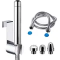 Duschkopf Set, Dusche Mit 3 Düse Kit, Irrigator Für Frauen Männer zur Intimreinigung (Silber)