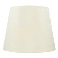 XL Lampenschirm Stoff in Ecru für Stehlampen Wohnzimmer H:30 cm E27 blendarm gemütlich konischer Leuchtenschirm WILLOW