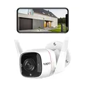 Tapo TP-Link C310 Überwachungskamera Außen, WLAN IP Kamera, 3MP Hochauflösung, 30m Nachtsicht, Bewegungserkennung, IP66 wasserdicht,Alarmmeldung, Zwei Wege Audio,unterstützt Alexa & Google Assistant
