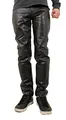 Maddox - Herren Echtleder Lederhose Lammnappa schwarz Größe 38