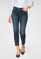 7/8-Jeans "Dream Chic", verkürzte Form mit Reißverschluss, Gr. 42 - Länge 27, dark blue used Länge 27