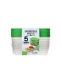 Sistema Meal Prep 5 Pack - 870 ml