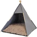 Nobby Katzenzelt Tenda 70 x 70 cm grau