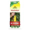 Neudorff Gelbtafeln (kleinformatig) – Gegen kleine Fliegende Schädlinge wie Trauermücken und Weiße Fliegen, insektizid frei, geruchlos, 21 Stück