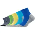 Camano Funktionssocken function (6-Paar) mit feuchtigkeitsregulierenden Funktionsfasern blau|bunt 31-34