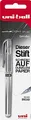 Faber-Castell uni-ball 146893 - Gelroller Signo UM-153, Stärke: 0,6 mm, silber, 1 Stück