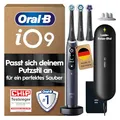 Oral-B iO Series 9 Elektrische Zahnbürste — Electric Toothbrush, Inkl. 3 Aufsteckbürsten — 7 Modi für Zahnpflege, CHIP Testsieger (11/25), Designed by Braun, Schwarz