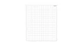 ALLboards Magnetisch Selbstklebend Folie Magnetauflage, Trocken abwischbar 80x95 cm - Kariert, Magnetic Dry-Wipe Overlay Sheet