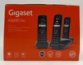 Gigaset AS 690 Trio - DECT Telefon in schwarz - 3 Telefone