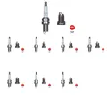 8 x Zündkerze NGK für MERCEDES-BENZ CLK (C208), CLK (C209), CLK