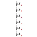 6x NGK 4292 Zündkerze für Mercedes-Benz W202 S202 W203 S203 CL203 W210 S210 W211