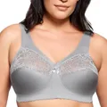 Glamorise Damen 1000 Full Coverage Bra, Grau, 105C EU