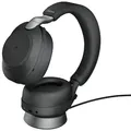 Jabra Evolve 2 85 MS Stand USB-A Wireless Bluetooth Headset schwarz Ladestation