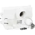 XPOtool 4/2 Kleinhebeanlage 800 W mit Häcksler, Hebeanlage bis 9 m Höhe, Abwasserhebeanlage mit 4 Einlässen, Fäkalienhebeanlage für WC und Dusche