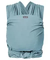 Hoppediz Elastisches Babytragetuch für Neugeborene ab Geburt (2–9 kg) – Weiches Babytragetuch aus kbA-Baumwolle – Elastisches Tragetuch für Babys – Ocean 4,60 m