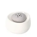Räder Blumenschale Naturelemente – Zweiteilige Design-Vase aus Steinzeug, Weiß & Grau