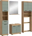xonox.home 4 tlg. Badmöbel-Set Badschränk Badkombi Badset Scout 190x191x34cm