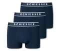 3 Schiesser Shorts - Herren - Gr. L/6 - dunkelblau