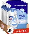 Sagrotan Wäsche-Hygienespüler Himmelsfrische Nachfüller – 5 x 1,2 l