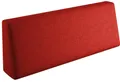 sunnypillow Rückenkissen Palettenkissen mit abnehmbarem Bezug Rückenkissen 120x40x20/10cm, Rot