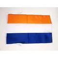 AZ FLAG - Flagge Prinsenvlag Niederlande - 45x30 cm Mit Kordel - Königreich Der Niederlande Fahne 30 x 45 Cm - Flaggen