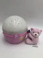 Chicco Next2Stars Nachtlicht Projektor mit Plüschtier, Rosa, Geräuschsensor