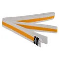 Ju-Sports Budogürtel - weiß/gelb/weiß, Baumwolle I Kampfsport Gürtel Für Budo-Sportarten, Judo, Karate uvm. I Ca. 4 cm breiter Martial Arts Gürtel I 220 cm