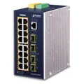 Planet Industrial 16-Port 10/100/1000T + 4 /2,5 SFP POE (16 Ports) (IGS-6325-16P4S)