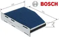 BOSCH 0986628615 Filter für Innenraumluft Innenraumfilter Filter
