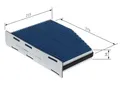 BOSCH Filter, Innenraumluft 0 986 628 615 für AUDI SEAT SKODA VW