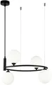 Weiß Schwarz Moderne Hängelampe Pendelleuchte 4xG9/25W IP20 39x43,5x184 [cm]
