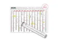 TOBJA Wandkalender XXL Wandkalender 2026 100 x 70 cm gerollt, Jahreskalender 2026 Bürokalender Planer
