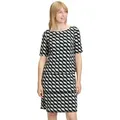 Betty Barclay Sommerkleid Damen kurzarm blau 36 EU