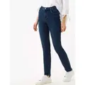 Brax Damen Five-Pocket-Hose Style CAROLA, denim blau, Gr. 36L